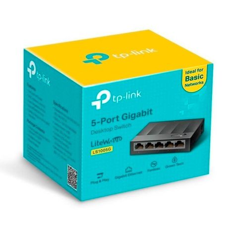 Switch Tp-link Ls1005g Serie Litewave Negro-1