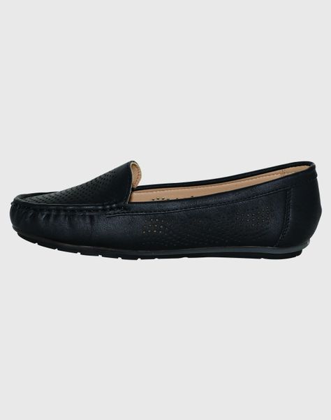 Mocasin leaky Negro Danicolle-2