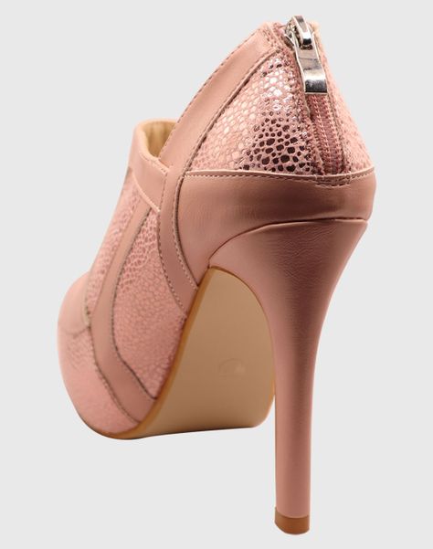 Botin taco aguja Rosado-4