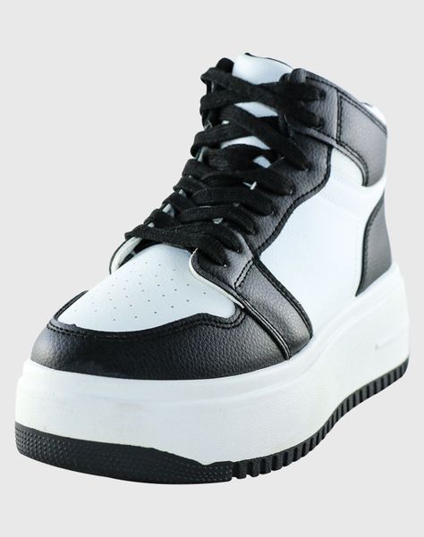 Zapatilla HighBasquet Negro Danicolle-0