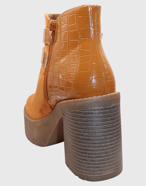 Botin shunky tachas Camel-2