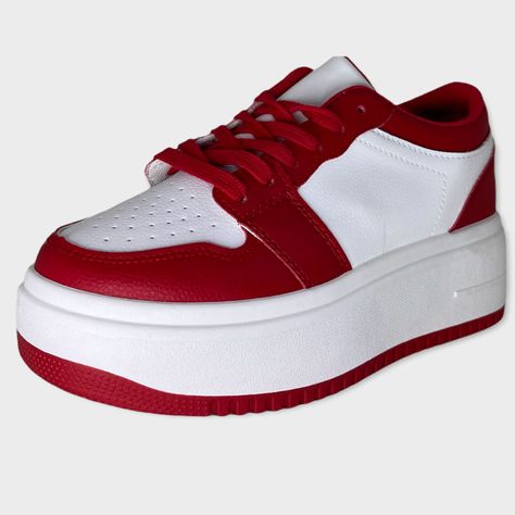Zapatilla skate urbana Roja Danicolle-0