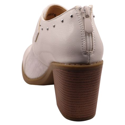 Botin correa hebilla Blanco-3