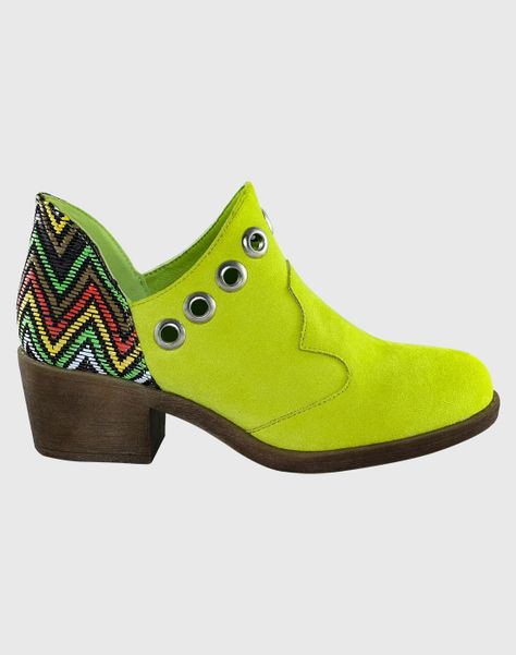 Botin ojetillos origen Verde Danicolle-1