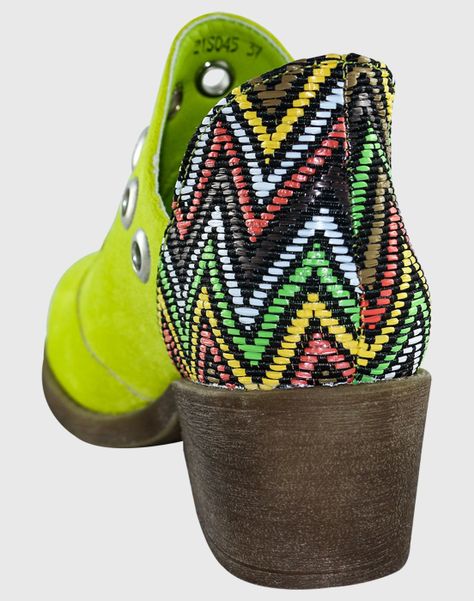 Botin ojetillos origen Verde Danicolle-3