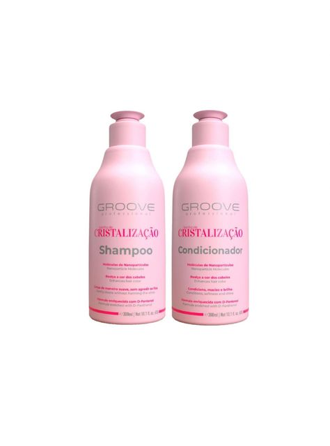 Set Shampoo + Acondicionador Baño de Cristalización 300 Ml-0