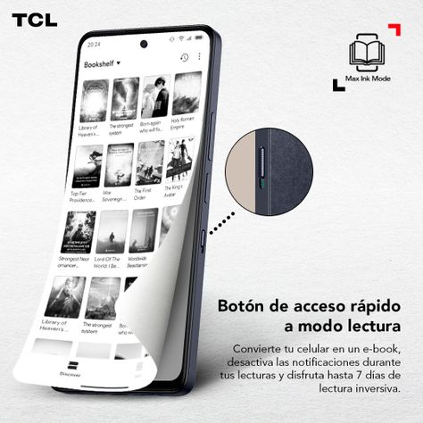 Smartphone TCL 50 PRO NXTPAPER 5G 512GB + Lápiz-5