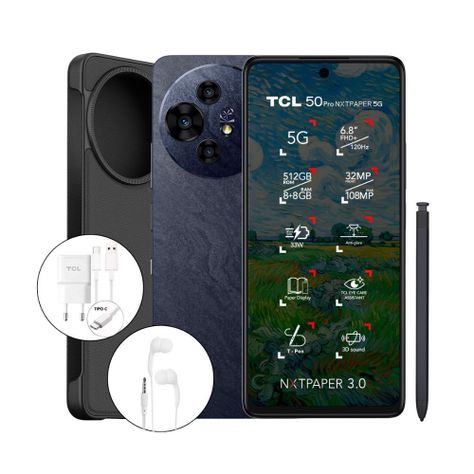 Smartphone TCL 50 PRO NXTPAPER 5G 512GB + Lápiz-0