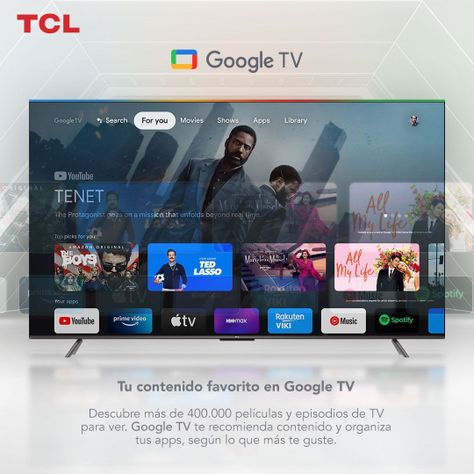 LED 85" TCL 85P735 4K HDR Smart TV Google TV-2