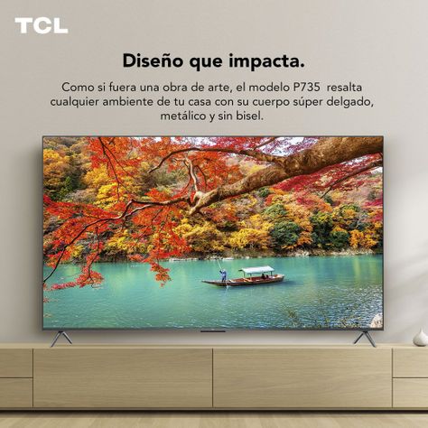 LED 85" TCL 85P735 4K HDR Smart TV Google TV-8