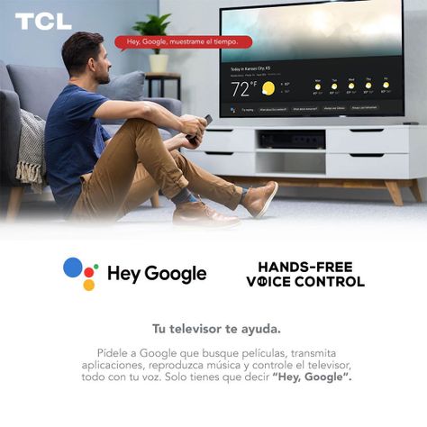 LED 85" TCL 85P735 4K HDR Smart TV Google TV-3