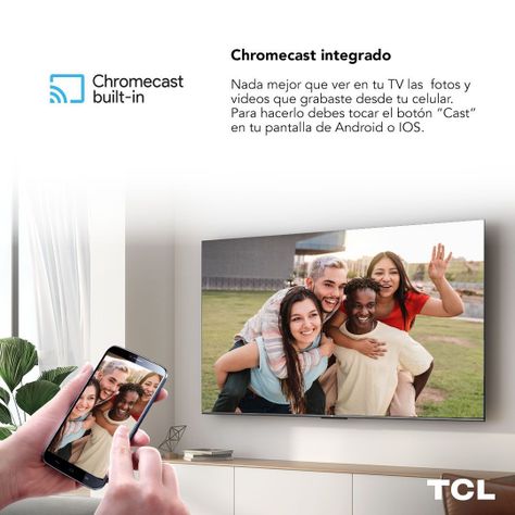 LED 85" TCL 85P735 4K HDR Smart TV Google TV-5