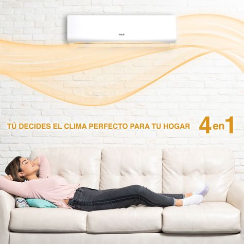 Aire Acondicionado Split Muro Frío/Calor 9000 BTU-7