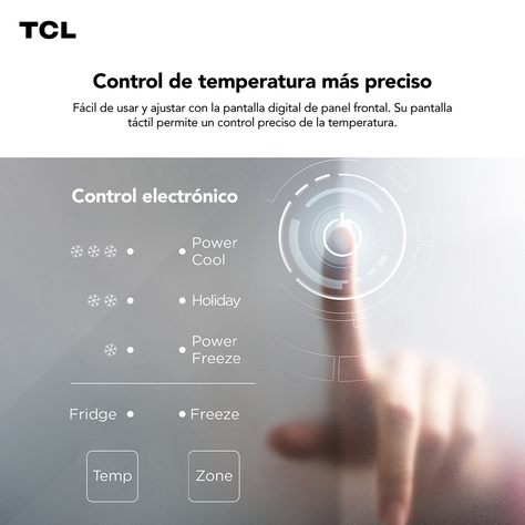 Refrigerador Top Mount TCL 420L P425TM-6