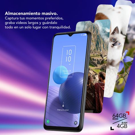 Smartphone TCL 408 64GB 4GB RAM-6