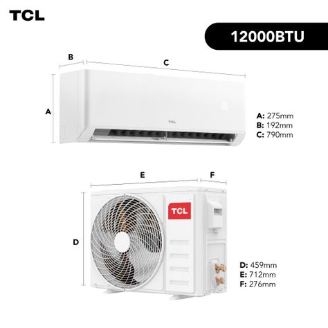 Aire Acondicionado Split Inverter BreezeIN 12000 BTU WIFI-6
