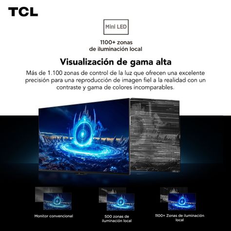 Monitor Gamer TCL 27" R73Q 240Hz HDR QD-MiniLED 1ms-2