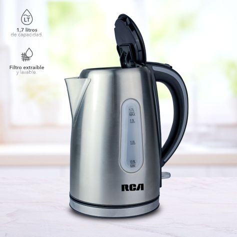 Hervidor Electrico Inox RCA RH-300K 1,7 L-2