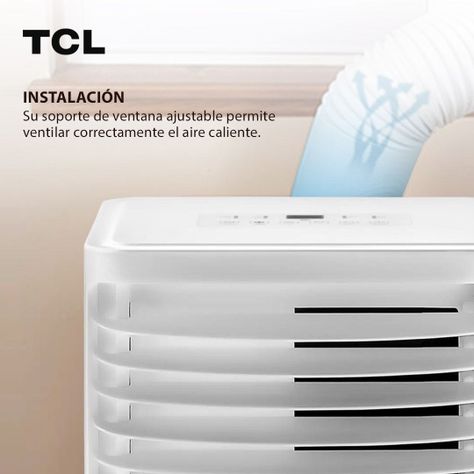 Aire Acondicionado Portátil Frío-Calor TCL 12000 BTU 4 en 1-3
