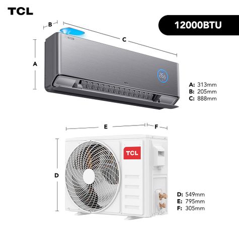 Aire Acondicionado Inverter Split FreshIN 12000 BTU WIFI-6