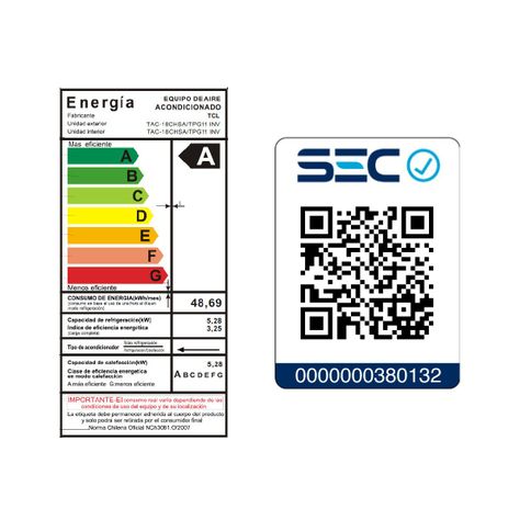 Aire acondicionado Split Inverter Frío/Calor 18000 BTU WIFI-5