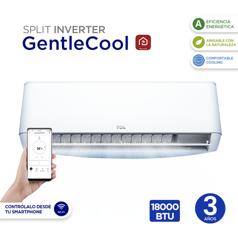 Aire acondicionado Split Inverter Frío/Calor 18000 BTU WIFI-9