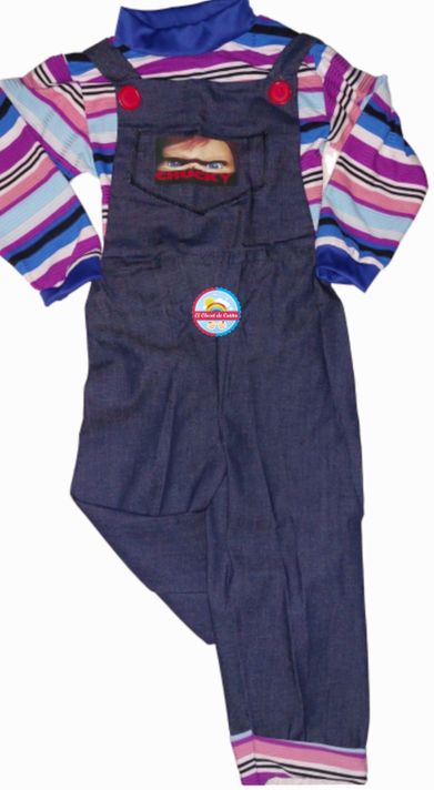 DISFRAZ CHUCKY NIÑO INFANTIL MUÑECO DIABOLICO -0