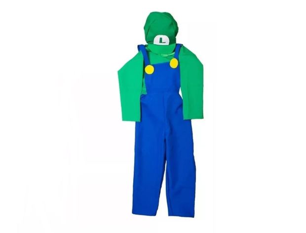 DISFRAZ DE LUIGI BROSS INFANTIL-0