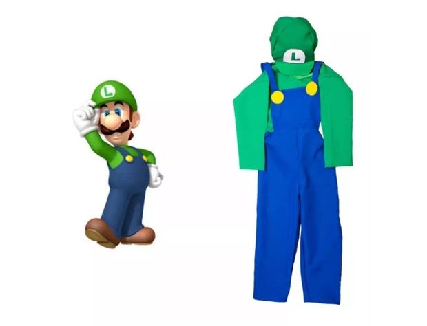 DISFRAZ DE LUIGI BROSS INFANTIL-1