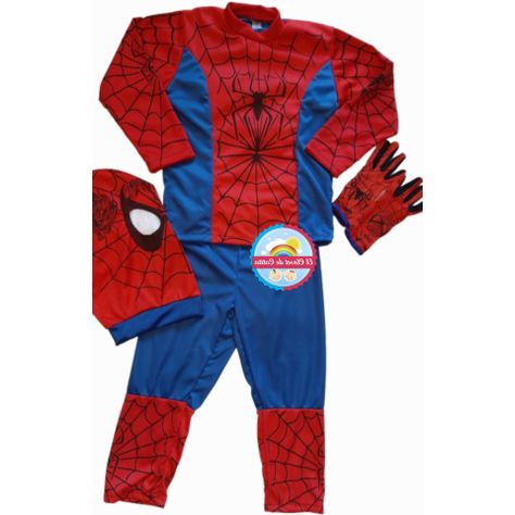 Disfraz Niño Spiderman Con Guantes-0