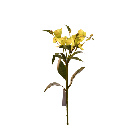 Flores de Astromelia artificial color verde de 61 cm-0