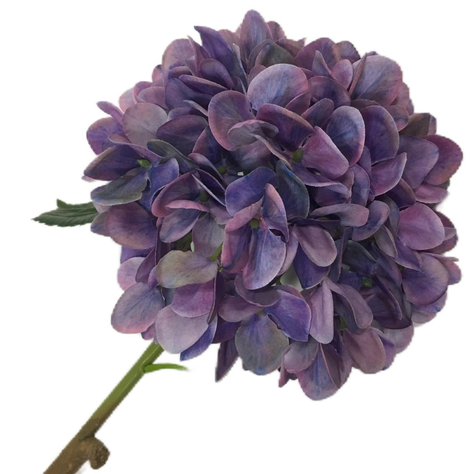 HORTENSIA ENVEJECIDA MORADA 70CM-0