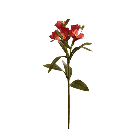Flores de Astromelia artificial color rosado de 61 cm-1
