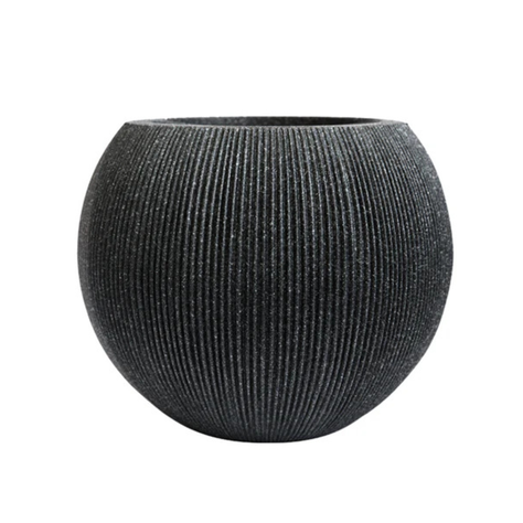 Macetero Redondo XL Color Negro-1