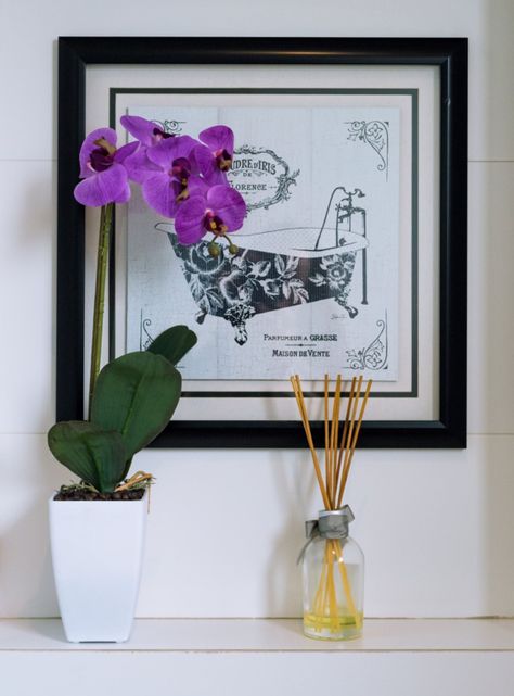 Orquídea morada de 52 cm en macetero-1