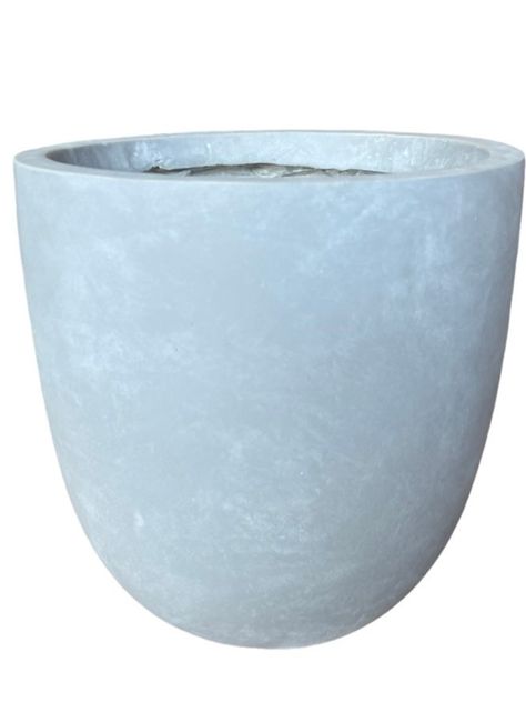 Macetero ovalado M color gris Vadell Home-0