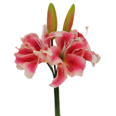 RAMO DE LILIUM ROSADO 43CM-0