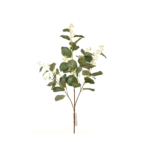 Eucalipto, rama artificial decorativa, de 95 cm -1