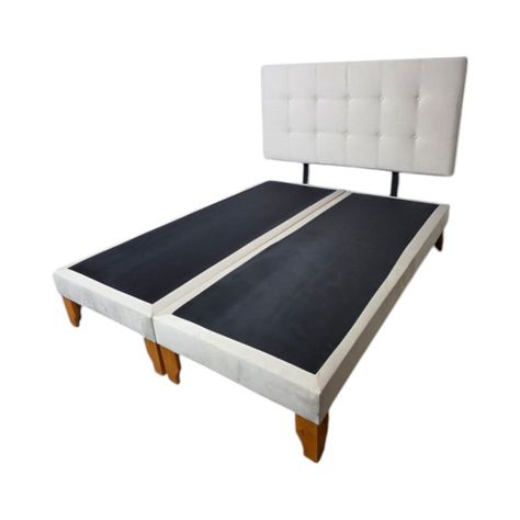 CAMA DOS PLAZAS FELPA CRUDO-0