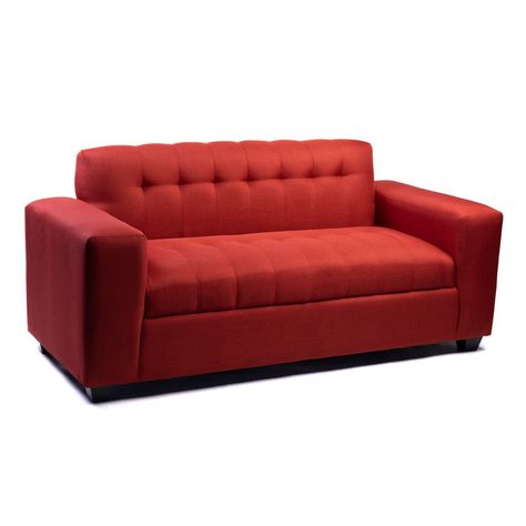 SOFA DOS CUERPOS LINO ROJO-0