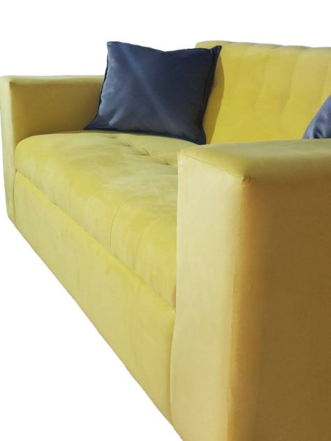 SOFA TRES CUERPOS FELPA OCRE-3