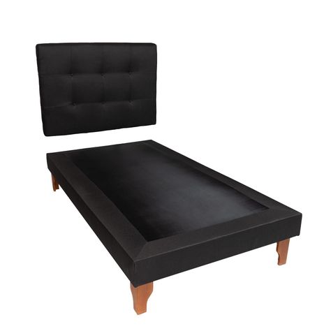 CAMA PLAZA Y MEDIA LINO NEGRO-1