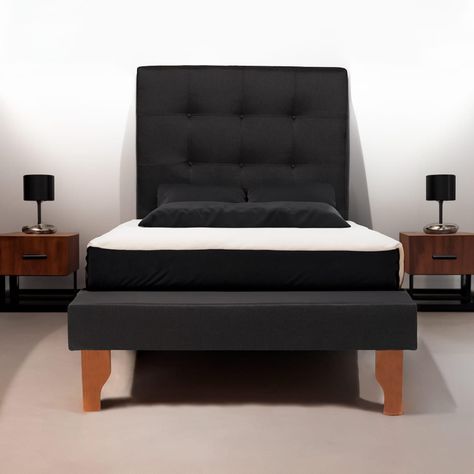 CAMA PLAZA Y MEDIA LINO NEGRO-2