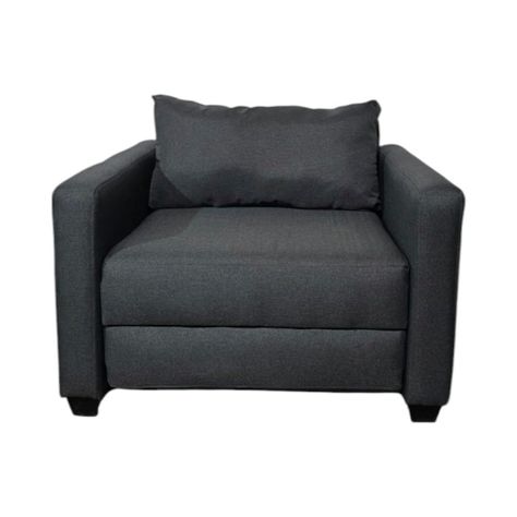 SOFA CAMA MULTIFUNCIONAL DE UN CUERPO LINO GRIS OSCURO-0
