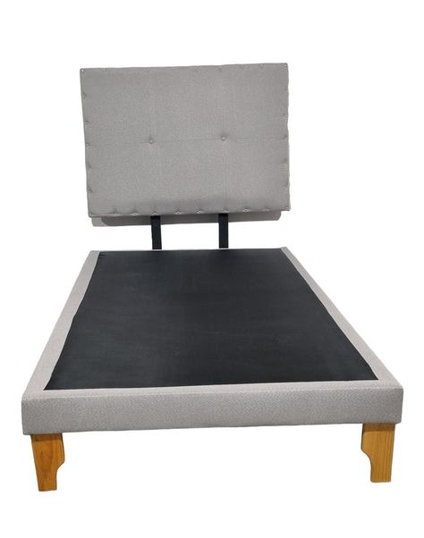 CAMA EUROPEA DE PLAZA LINO GRIS-0