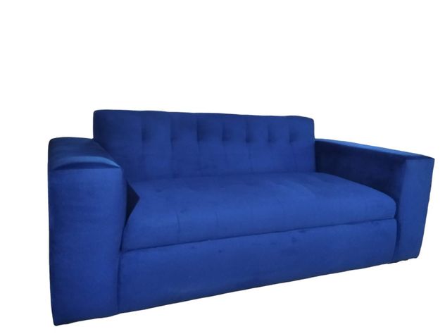SOFA DOS CUERPOS FELPA AZUL MARINO-2