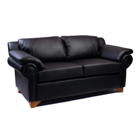 SOFA GRECIA EN ECOCUERO NEGRO-1