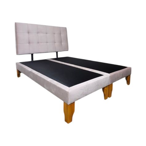 CAMA DOS PLAZAS FELPA PALO ROSA -3