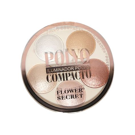 Polvo Iluminador Maquillaje 5 en 1 - Flower Secret-0