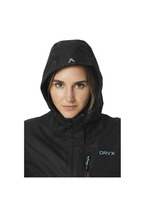 Impermeable ORYX JASPER Negro Mujer-3